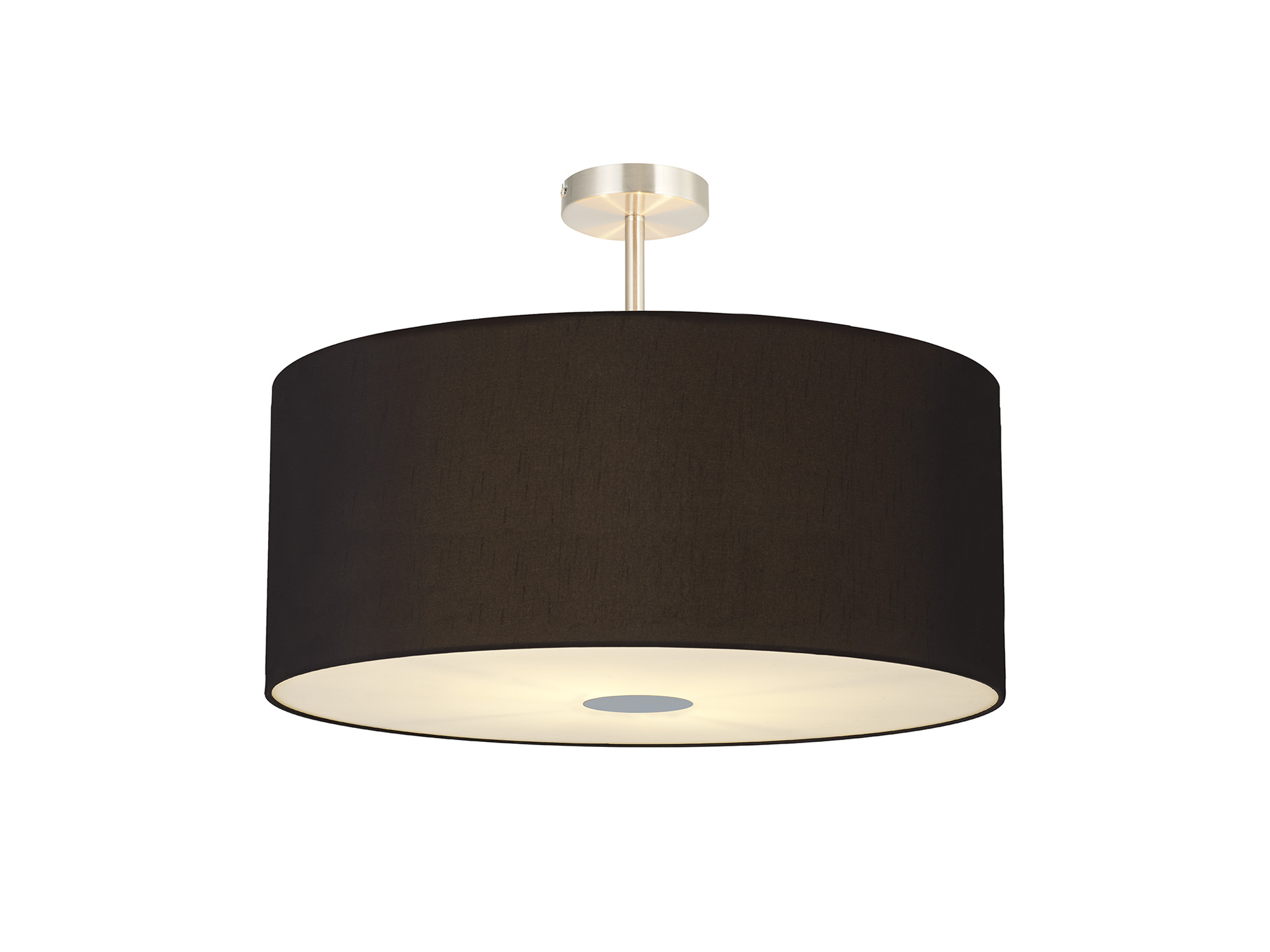 Baymont SN BL/GR Ceiling Lights Deco Semi Flush Fittings
